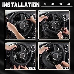 SEG Direct Car Steering Wheel Cover for Prius Civic