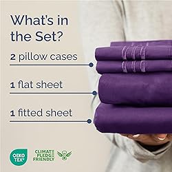 Full Size 4 Piece Sheet Set - Comfy Breathable
