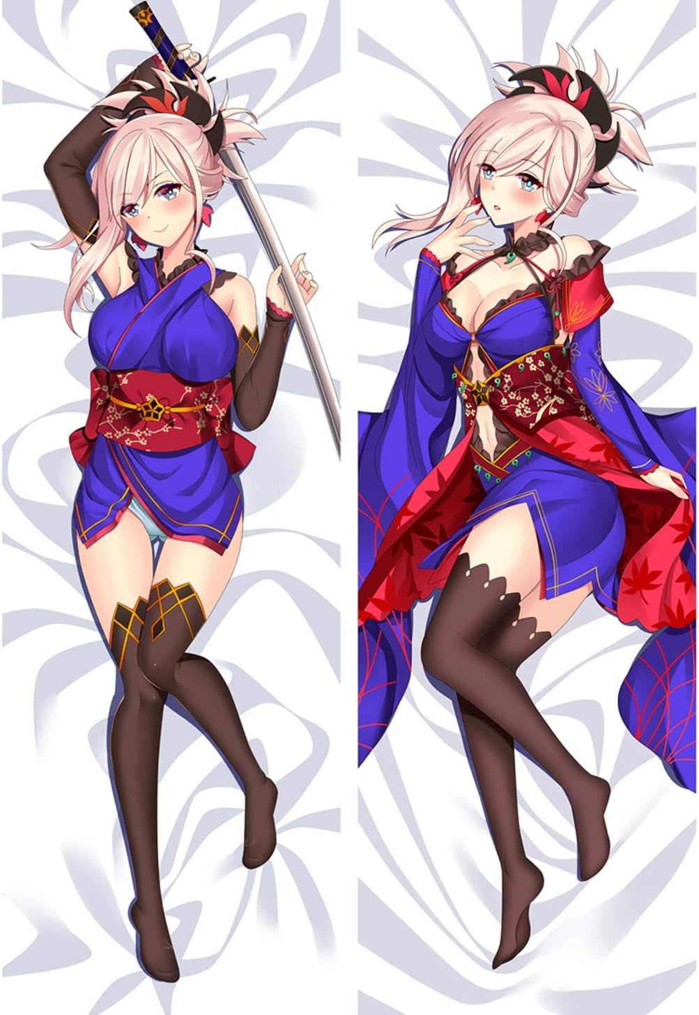 Amazon 宮本武蔵 抱き枕カバー 150cm 50cm 漫画 二次創作 ピーチスキン オリジナル抱き枕カバー アニメ抱き枕 両面 18禁 Herman Will S アニメ 萌えグッズ 通販