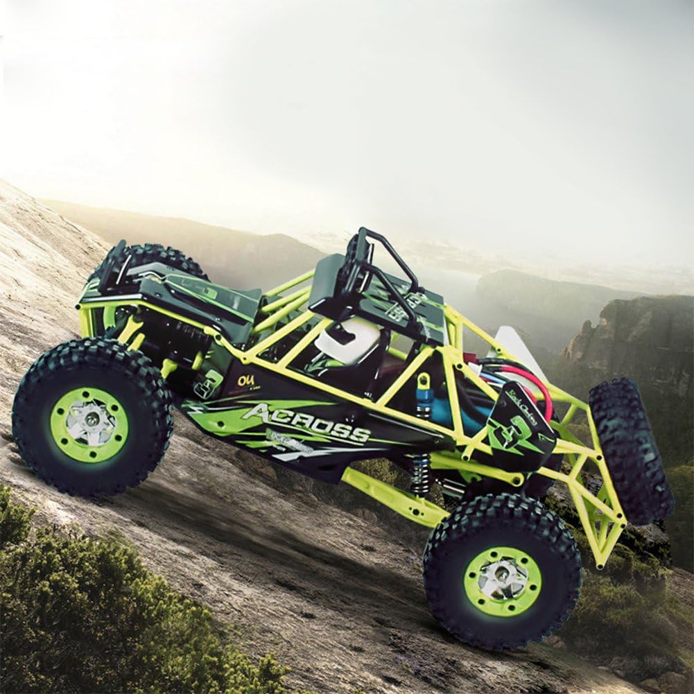RONSHIN Toys WLtoys 12428 1:12 4WD Crawler RC Car Electric Four-Wheel Drive Climbing RC Car with LED Light RTR