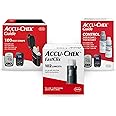 Accu-Chek FastClix Diabetes Blood Sugar Test Kit for Diabetic Glucose Monitoring: 102 FastClix Lancets, 100 Guide Test Strips, and Control Solution (Packaging May Vary)