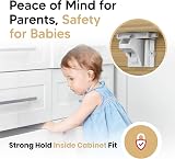 Q Lines Magnetic Cupboard Locks 4 Locks 1 Key Baby Safety Adhesive view 3