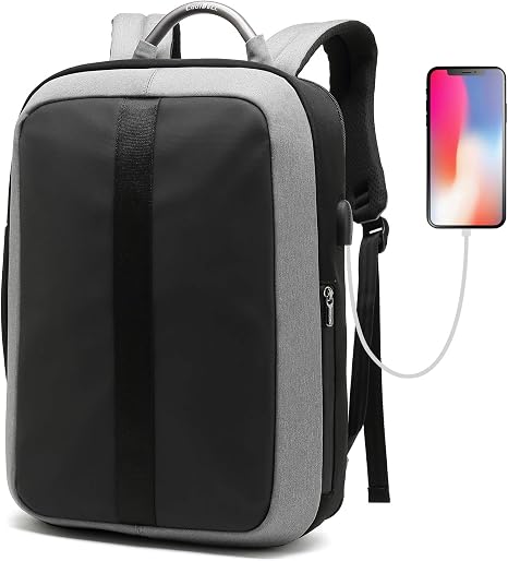 Accessori CoolBELL Zaino leggero e impermeabile con porta di ricarica USB e  antifurto per laptop 15,6 pollici Grigio urban-earth.co.uk
