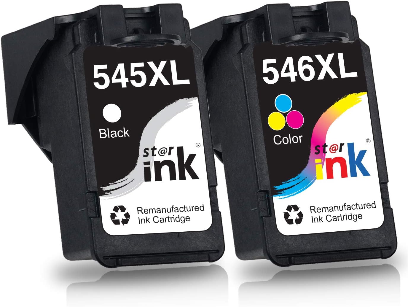 Starink Remanfactured Compatible for Canon 545 546 XL PG545 CL546 Ink