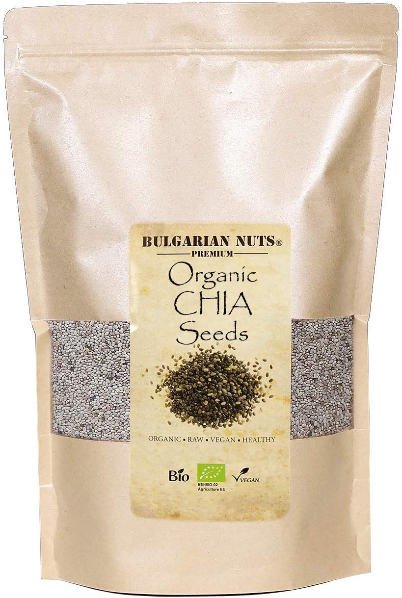 2 kg White Chia Seeds wholegrain, Raw, Fresh, Gluten Free, Extra Clean