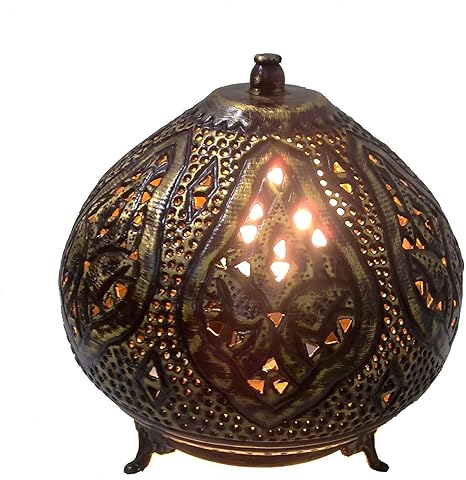 moroccan brass table lamp