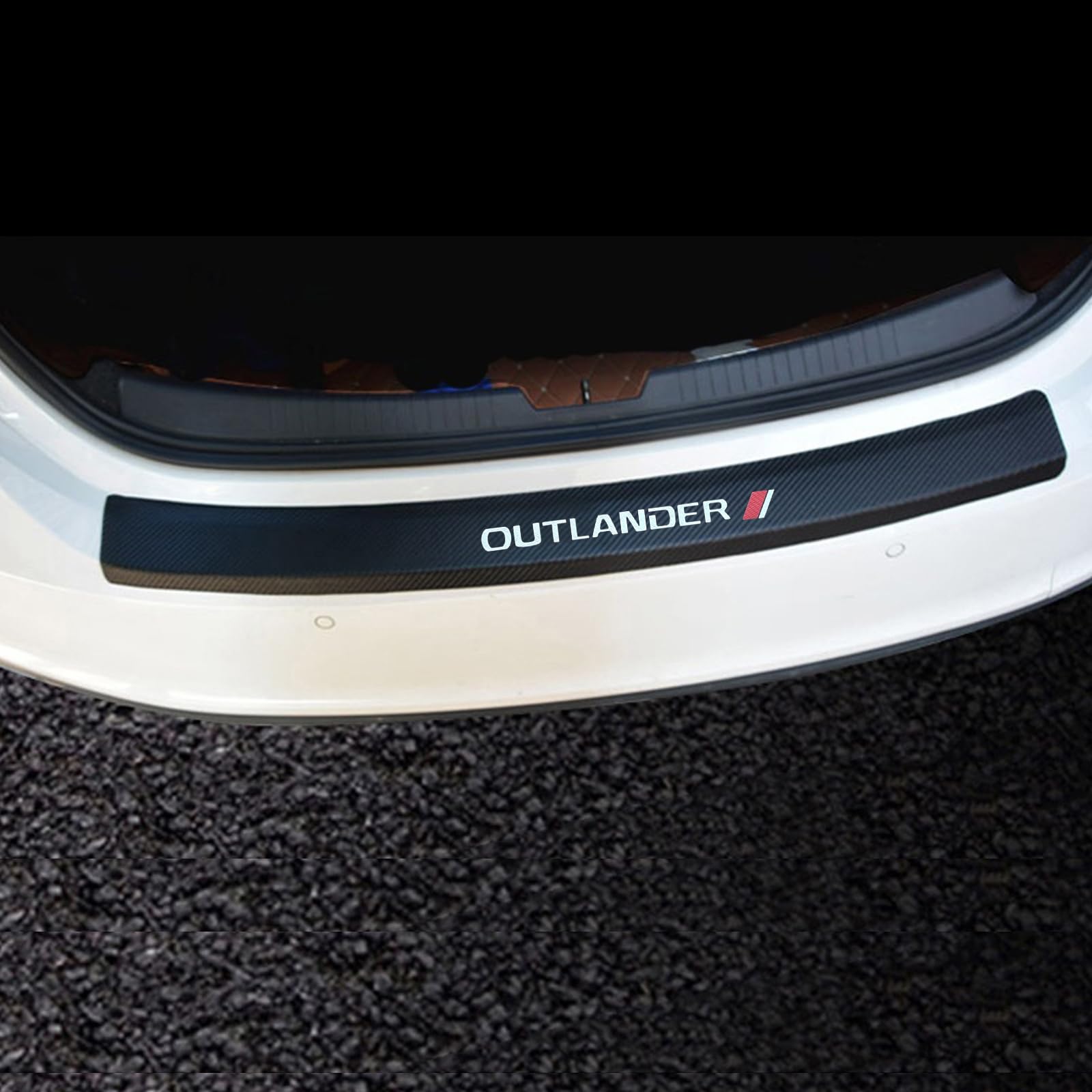 Photo 1 of 1 Pc Rear Bumper Guard Protector Trim Car Trunk Protectors for Mitsubishi Outlander Car Accessories