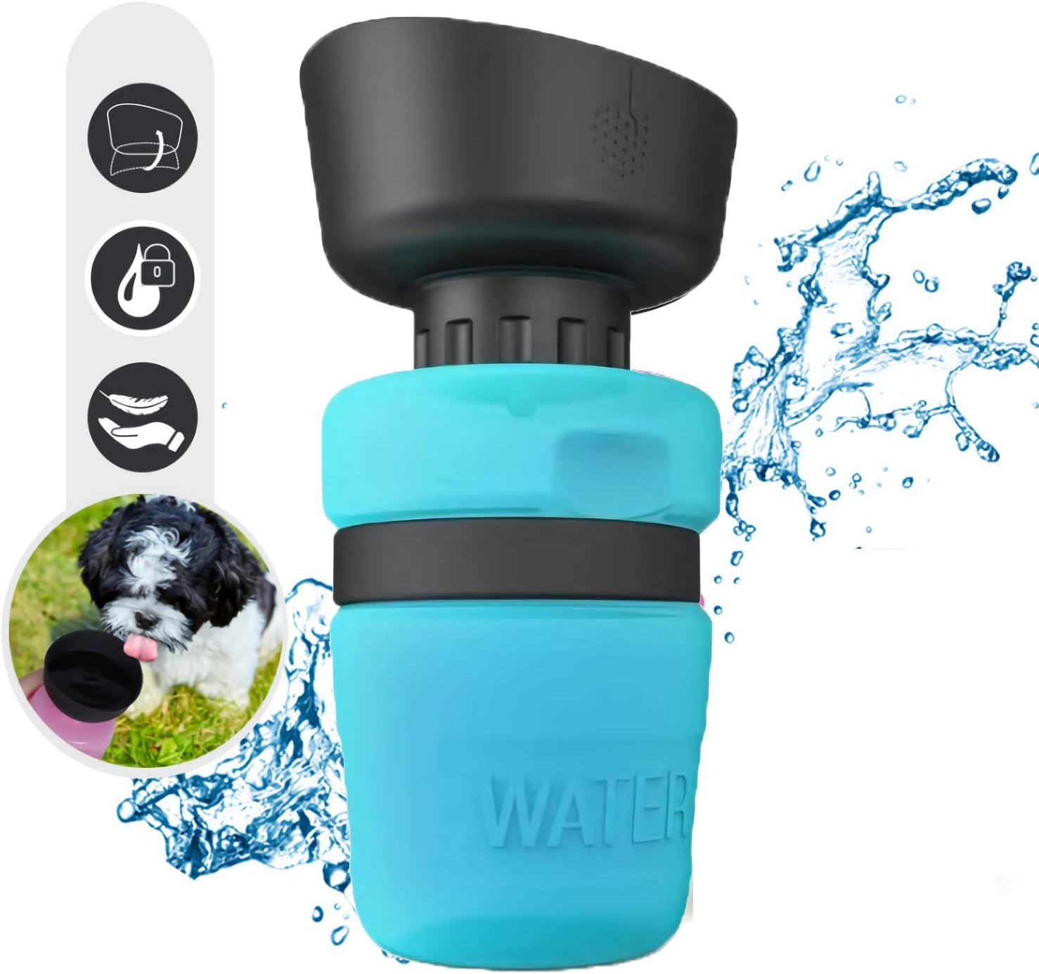 auto dog water bottle