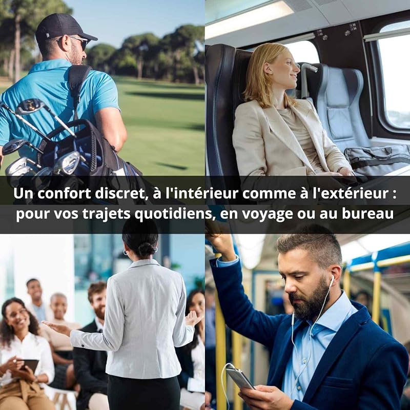Sony REON POCKET PRO Plus, appareil portable de refroidissement et de chauffage, régulation intelligente de la température, flux d'air silencieux, autonomie jusqu'à 15 heures, mains libres,confortable