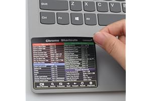 YINOVEEN 2PACK Shortcuts Sticker for Chromebook (3 1/8 x 2 5/8 Inch), for 11.6-15.6" Chromebook Accessories Sticker
