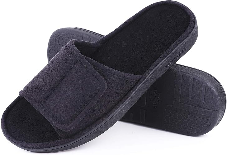 mens memory foam slides