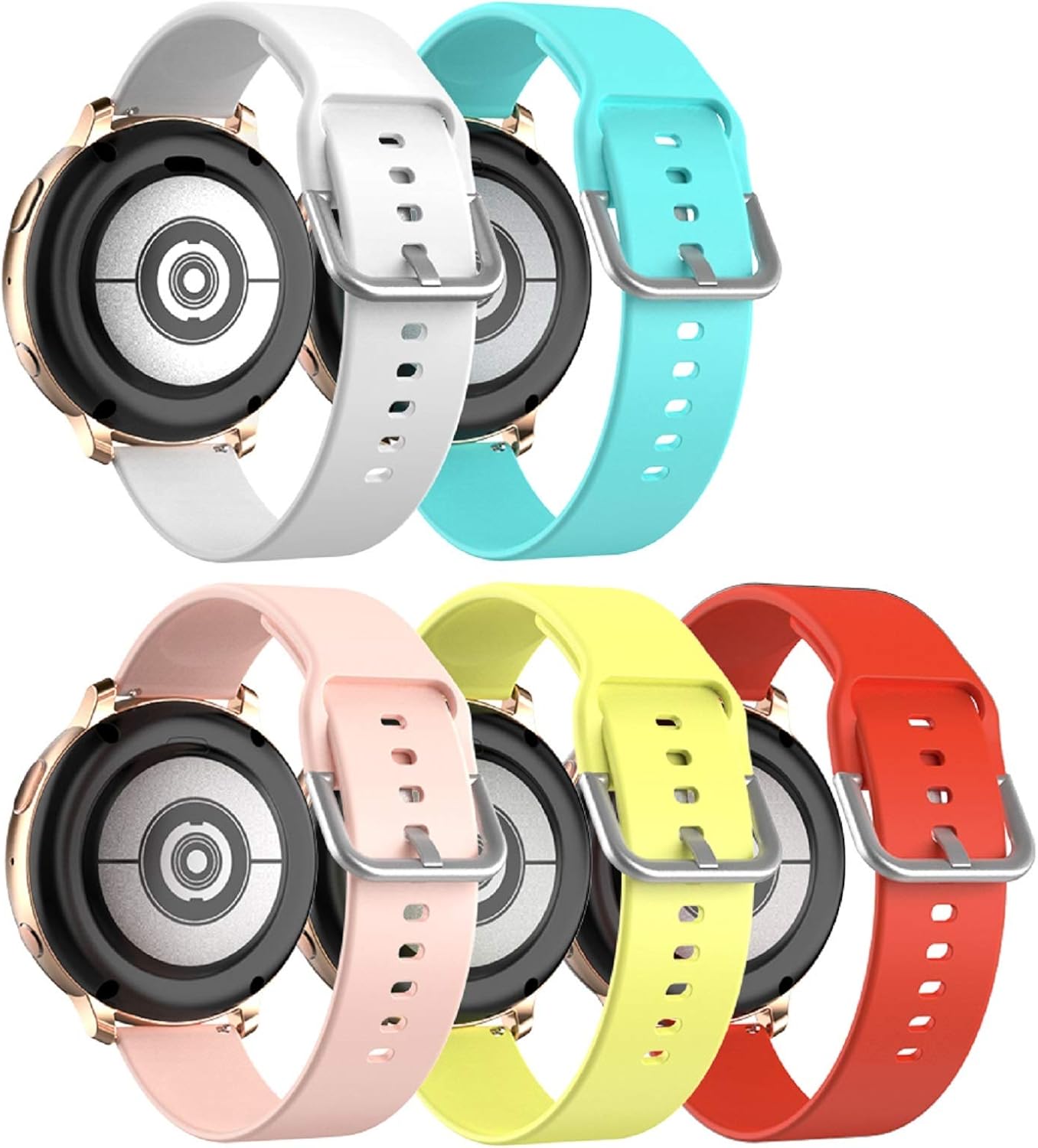 GeeRic 5 Pieces Watch Band Compatible with Samsung Galaxy