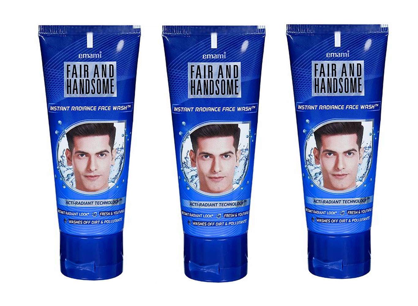 Fair and Handsome Instant Fairness Face Wash, 50g (Pack of 3)