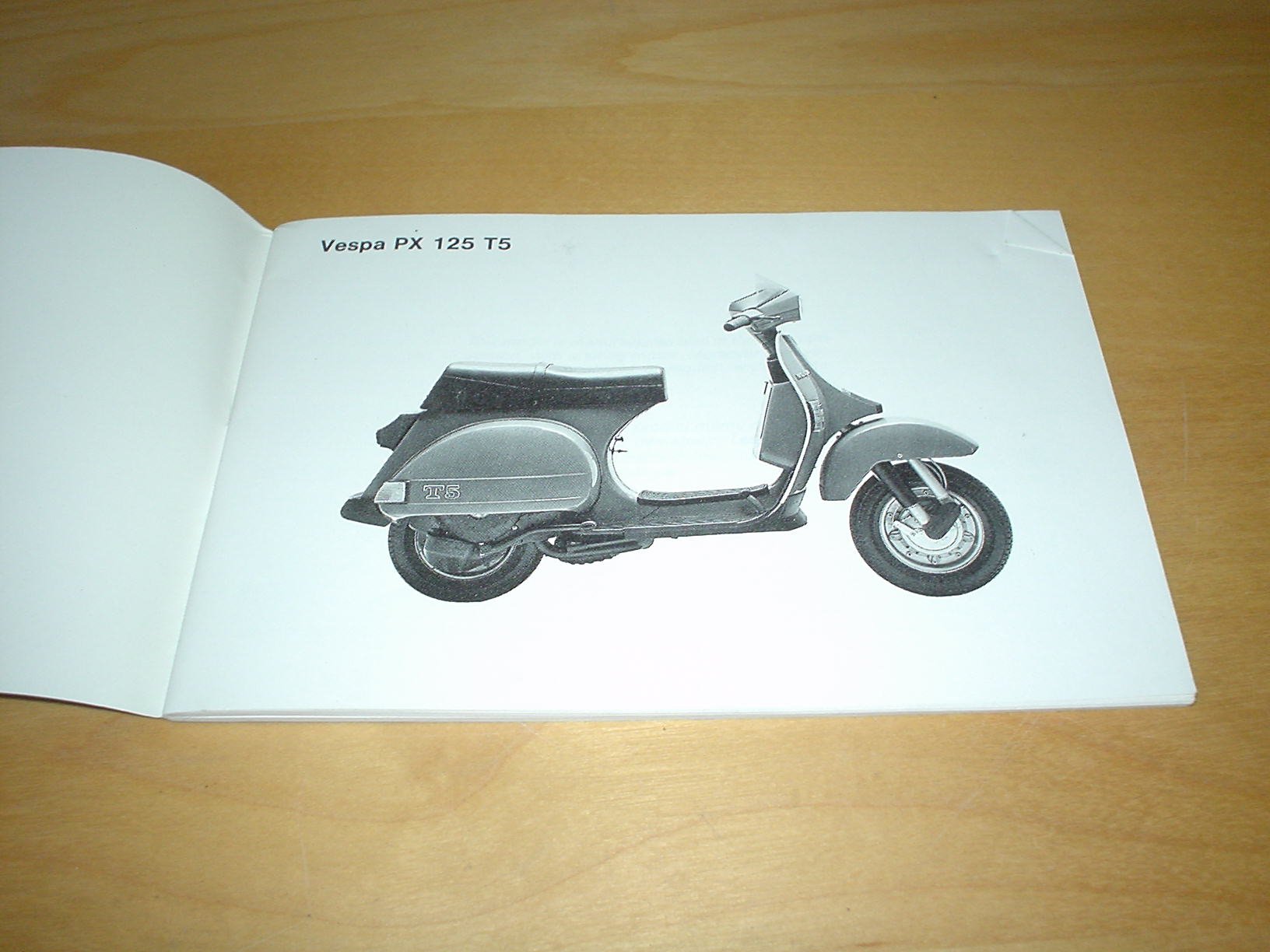 VESPA PX 125 T5 PX125 SCOOTER OPERATION AND MAINTENANCE OWNERS HANDBOOK  MANUAL - 125 cc PX125 T5 BIKE HAND BOOK: Amazon.co.uk: HONDA: Books