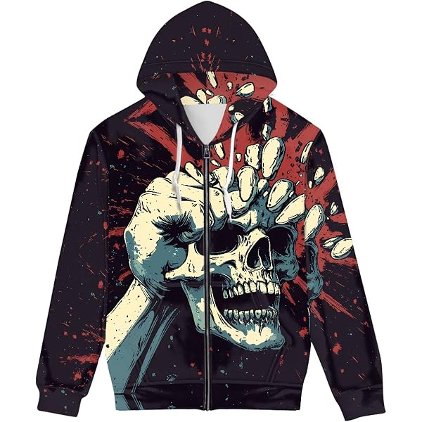 thumbnail image 2 of Gildan Custom Rage Horror Hoodie - Personalized Graphic Print Sweatshirt For Men 2 of 6