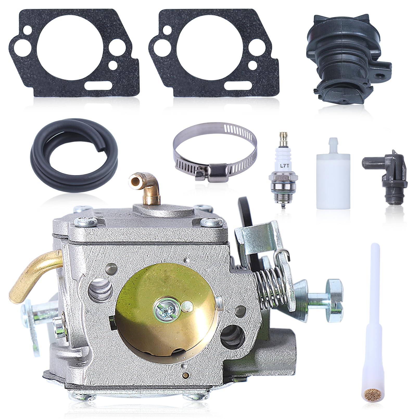Gubeter Carburetor Carb Kit, For Husqvarna 372Xp Xpx-Torq, 365 X-Torq, 372 Xp X-Torq Chain Saw, 581100701577657000