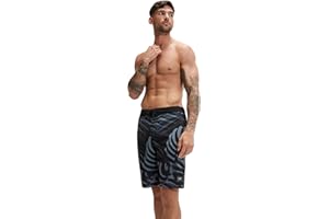 Speedo Men's Swim Trunk Knee Length Boardshort Bondi Printed