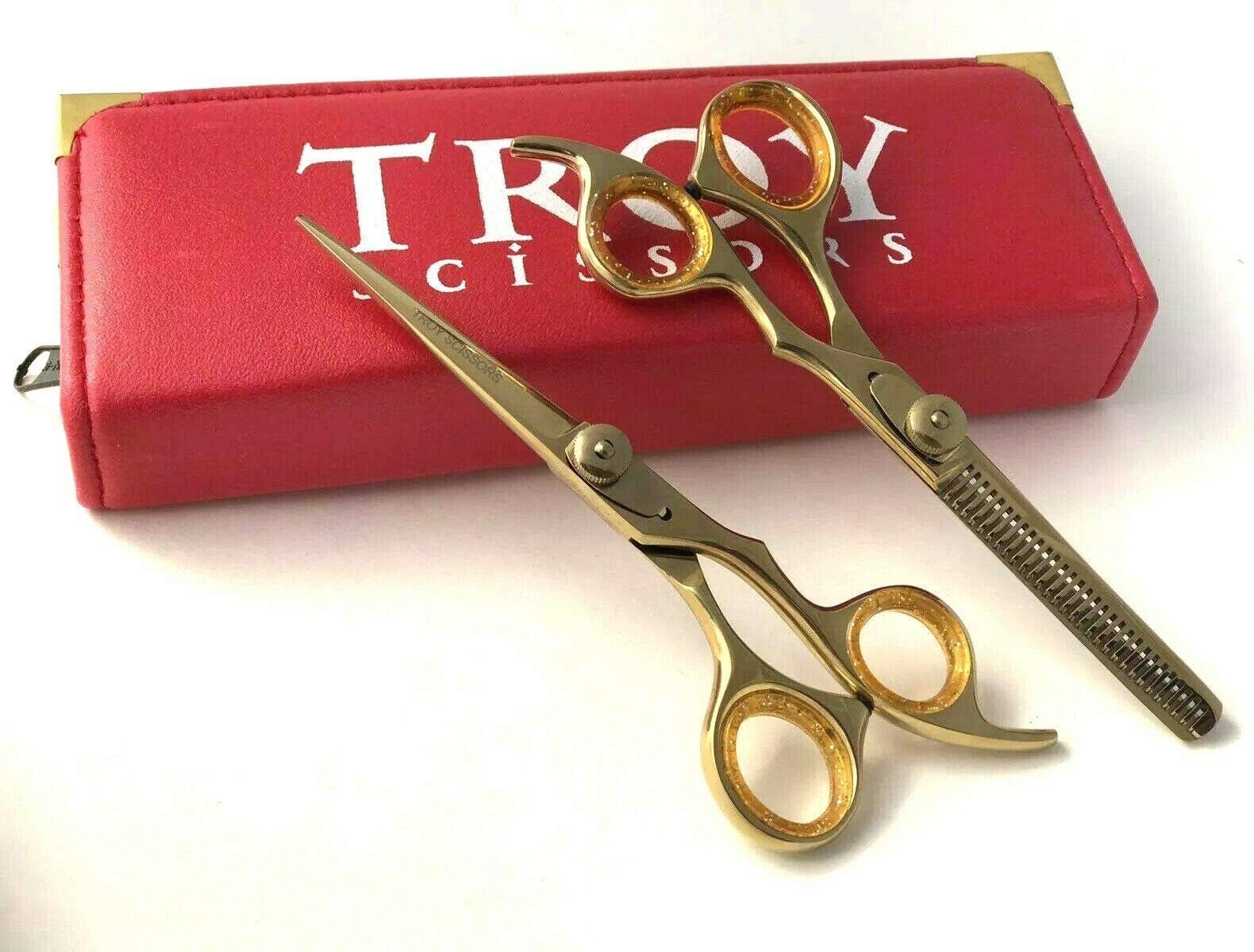 Professional Salon Stylist Barber Hair Cutting Scissors thinning Set Hair Cutting Scissors Shears 6”