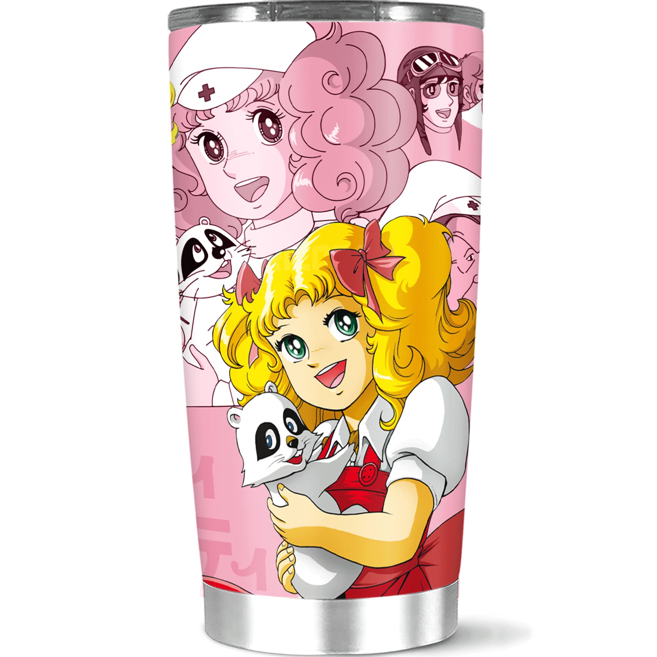 Stainless Steel Insulated Tumbler 20oz candy Tea