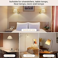 SCOPOW Rechargeable Light Bulbs with Remote Control