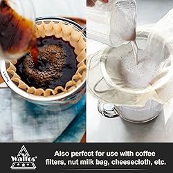 Walfos 6.3 Inch Fine Mesh Strainer, Premium