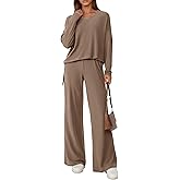 PRETTYGARDEN 2 Piece Lounge Sets for Women 2026 Fall Clothes Pajama Sweatsets Matching Airport Travel Outfits Winter Clothing