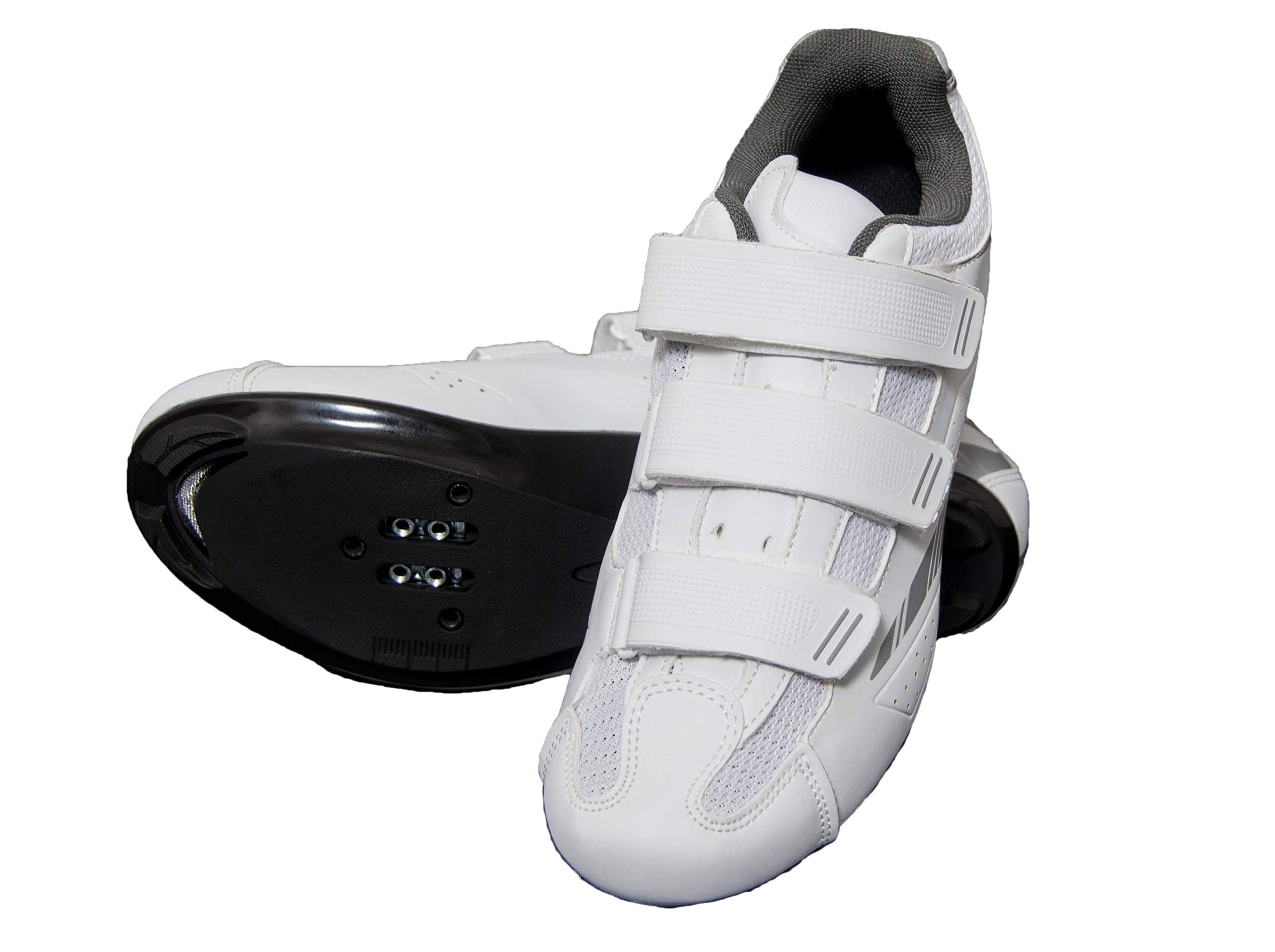 tommaso strada 100 dual cleat compatible road touring cycling spinning shoe