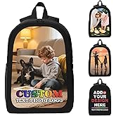 Custom Backpack For Men & Women Design Personalized Backpacks With Your Own Picture Text Logo Customized Bookbag Custom Gift For Friends Style-A