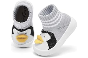 EASHI Baby Shoes Girls Boys Baby Sock Shoes with Grip Infant First Walker Shoes Toddler Slipper Non Slip