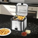 Swan 1.5 Litre Stainless Steel Fryer with Viewing Window 900 W SD6060N view 2