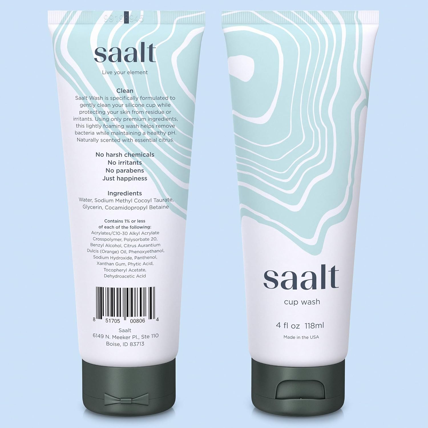 Saalt Menstrual Cup Wash - Made in USA - Premium Formula for Silicone Menstrual Cups (4 oz): Health & Personal Care