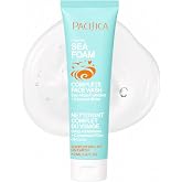 Pacifica Face Wash - Sea Foam Mini Travel Size, Skincare, Daily Gentle Foaming Cleanser, Makeup Remover, Face Cleanser, Skin Care, For Combination and Oily Skin, Vegan, 1.4 fl oz (1 Count)