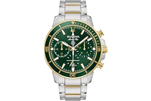 Bulova Men's Marine Star Series C Two-Tone Stainless Steel 6-Hand Chronograph Quartz Watch