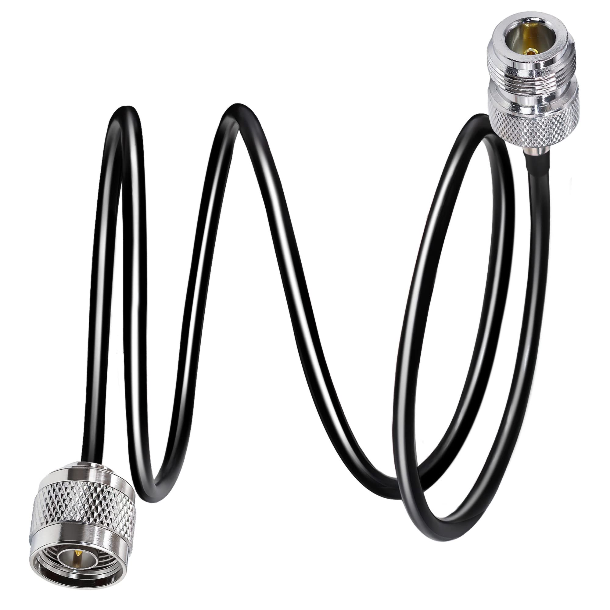 TUOLNK N Type Cable RG58 - 3.3ft N Male to N Female Connector Extension Cable for Wifi Router, 3G, 4G LTE Antenna