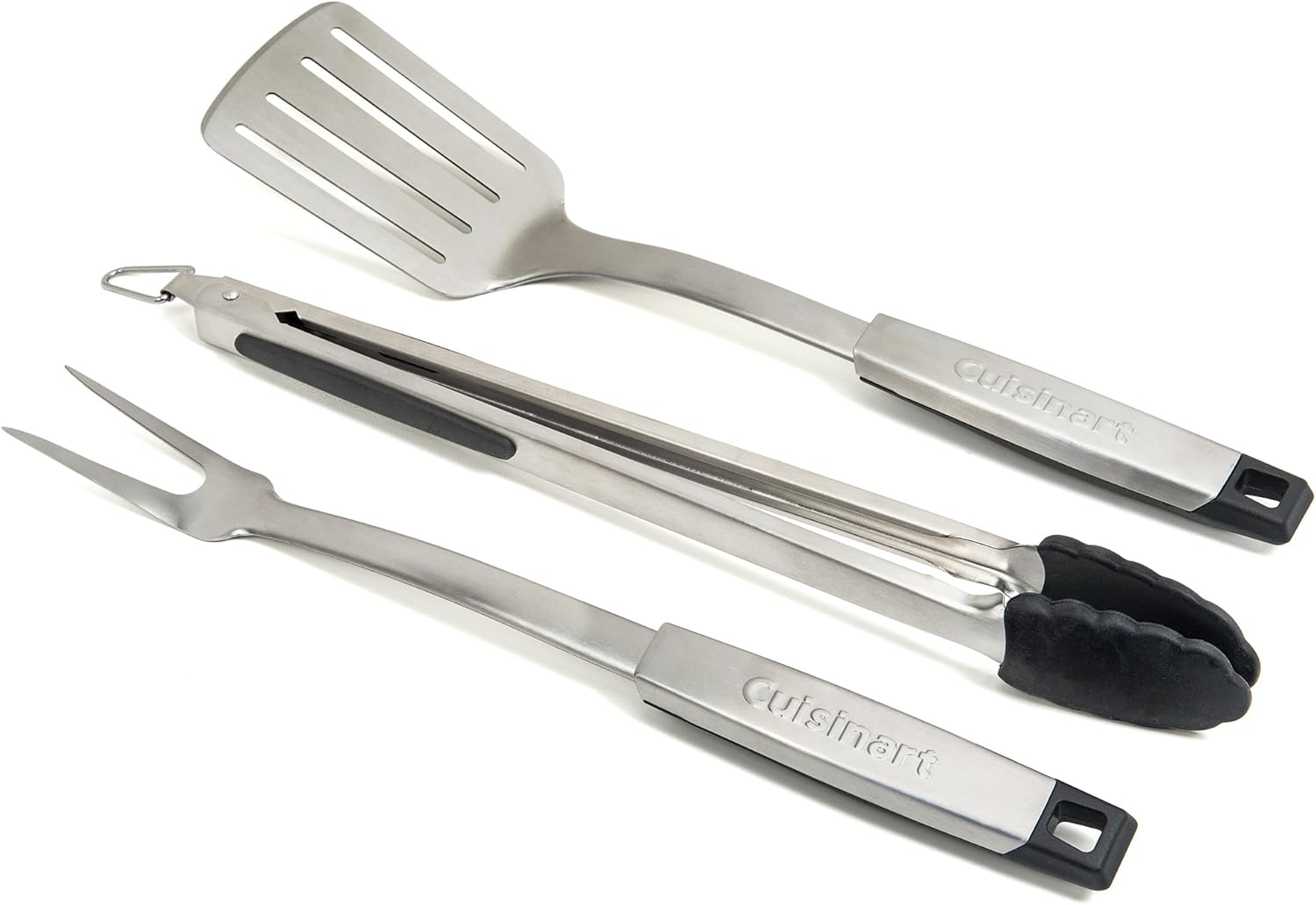 Cuisinart CGS-134BL Grilling Tool Set with Grill Glove, Black (3-Piece) : Garden & Outdoor