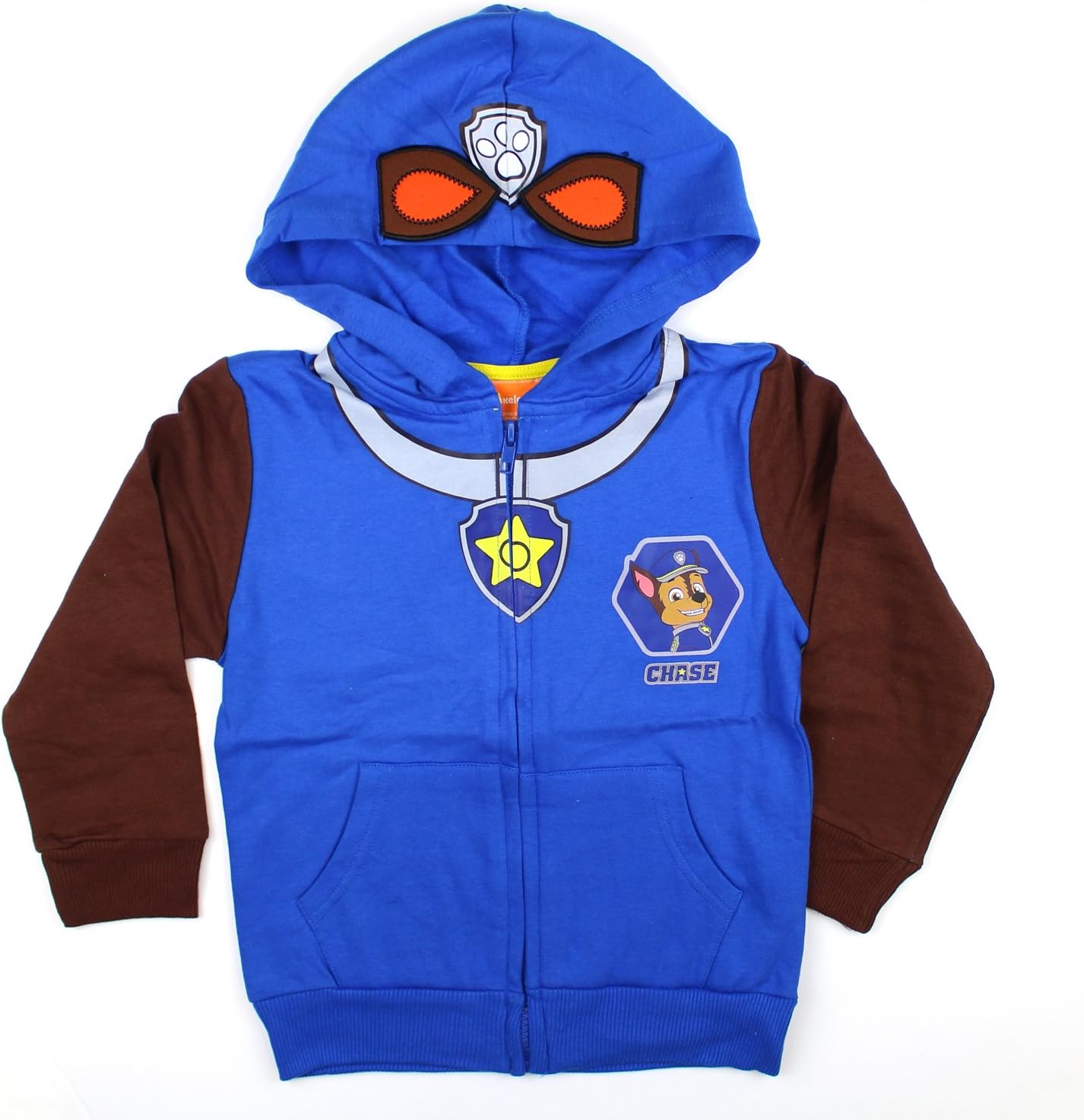 Kids Comic Superhero Zip-UP Fleece W Costume Hoodie