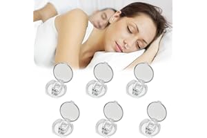 Magnetic Anti-Snoring Nose Clips, Reusable Silicone Snore Stopper for Quiet & Comfortable Sleep, Suitable for Women & Men (6)