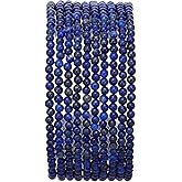 BEADIA Natural Lapis Lazuli Stone Round Loose Semi Gemstone Beads for Jewelry Making 2-2.5mm 38cm/Strand