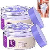 2PCS Soothing Relief Massage Gel, Joint Gel Purple Gel Cooling Activities Throughout The Body, Soothing Knees, Lumbar, Neck, Back, Shoulders, Hands, and Feet