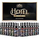 Hotel Diffuser Oils Set - 14Pcs Luxury Fragrance Oil Blend Hotel Scent Essential Oils Set for Diffuser, Soap & Candle Making