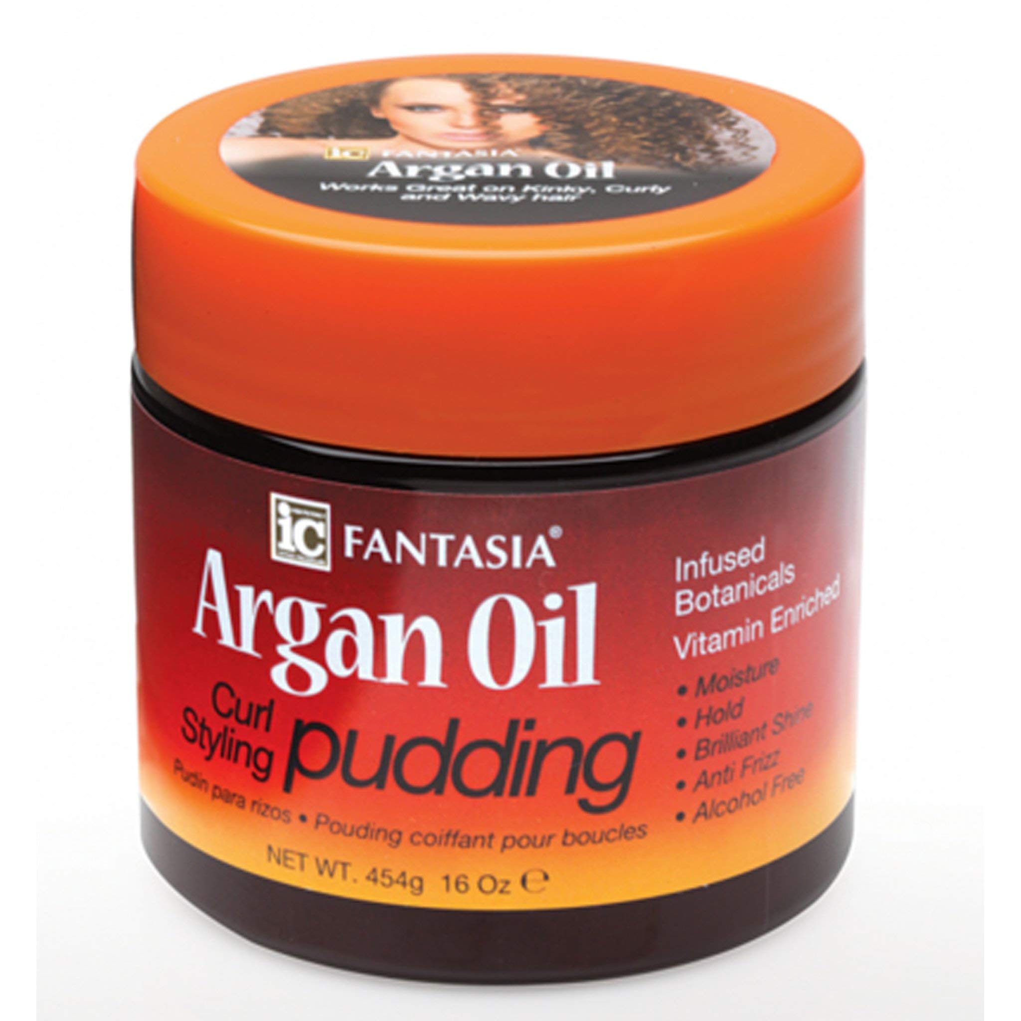 Fantasia Argan Oil Pudding Curl Style 454g Jar