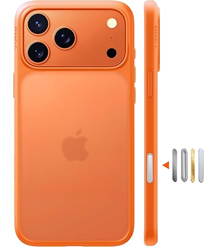 Amazon.com: TORRAS for iPhone 17 Pro Max Case Crystal Orange