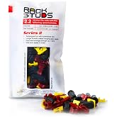 Rackstuds R20 Series II - Server Rack Screws 20 Pack | Cage Nut Replacement | Red 2.22mm/0.086" | A Faster, Easier Solution for Rack mounting Gear in 19" Racks with Square Punched Vertical Rails