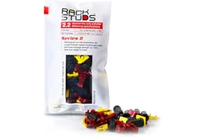 Rackstuds - R20 II - Server Rack Screws for Server Rack Rails 19" Square Punched Vertical Rails, Perfect Cage Nut Replacement