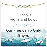 STORYJEWELLERY Friend Gifts for Women, Friendship Bracelets, Friend Birthday Valentines Day Gifts for Women, Bestie Bracelets, BFF Gift, Jewelry for Friends