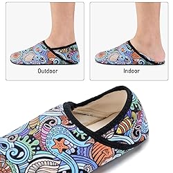ANLUKE Slipper for Women Men Slipper Socks Fuzzy