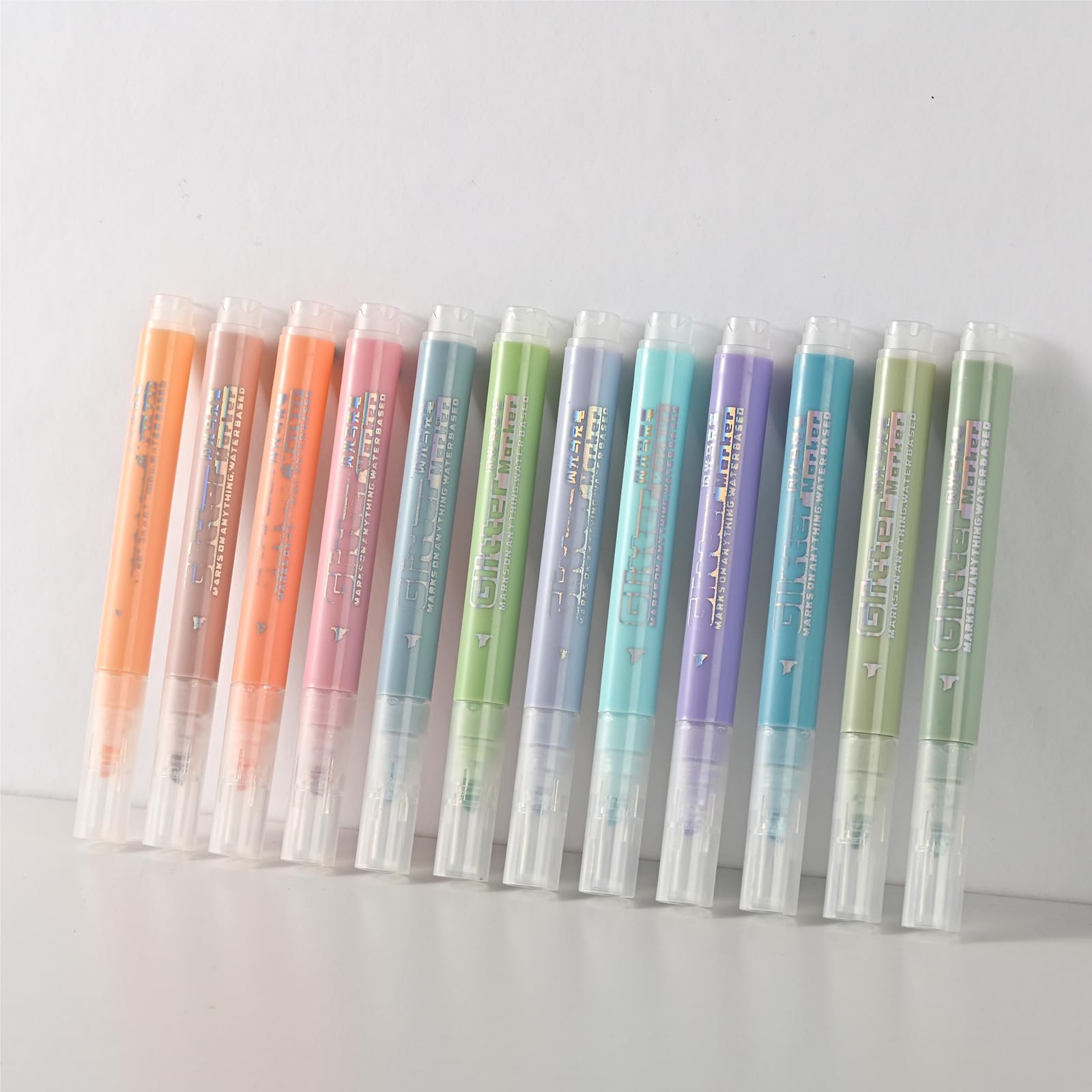 Photo 1 of  2 PACK konket -Bible Highlighters And Pens No Bleed, 12Pcs Aesthetic Cute Highlighters, Assorted Colors Pastel Markers, Glitter highlighters for School Supplies and Office Journal DIY