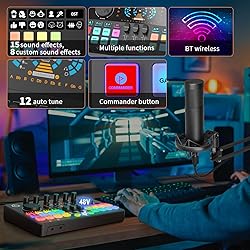 Podcast Equipment Bundle for 2, Audio Interface