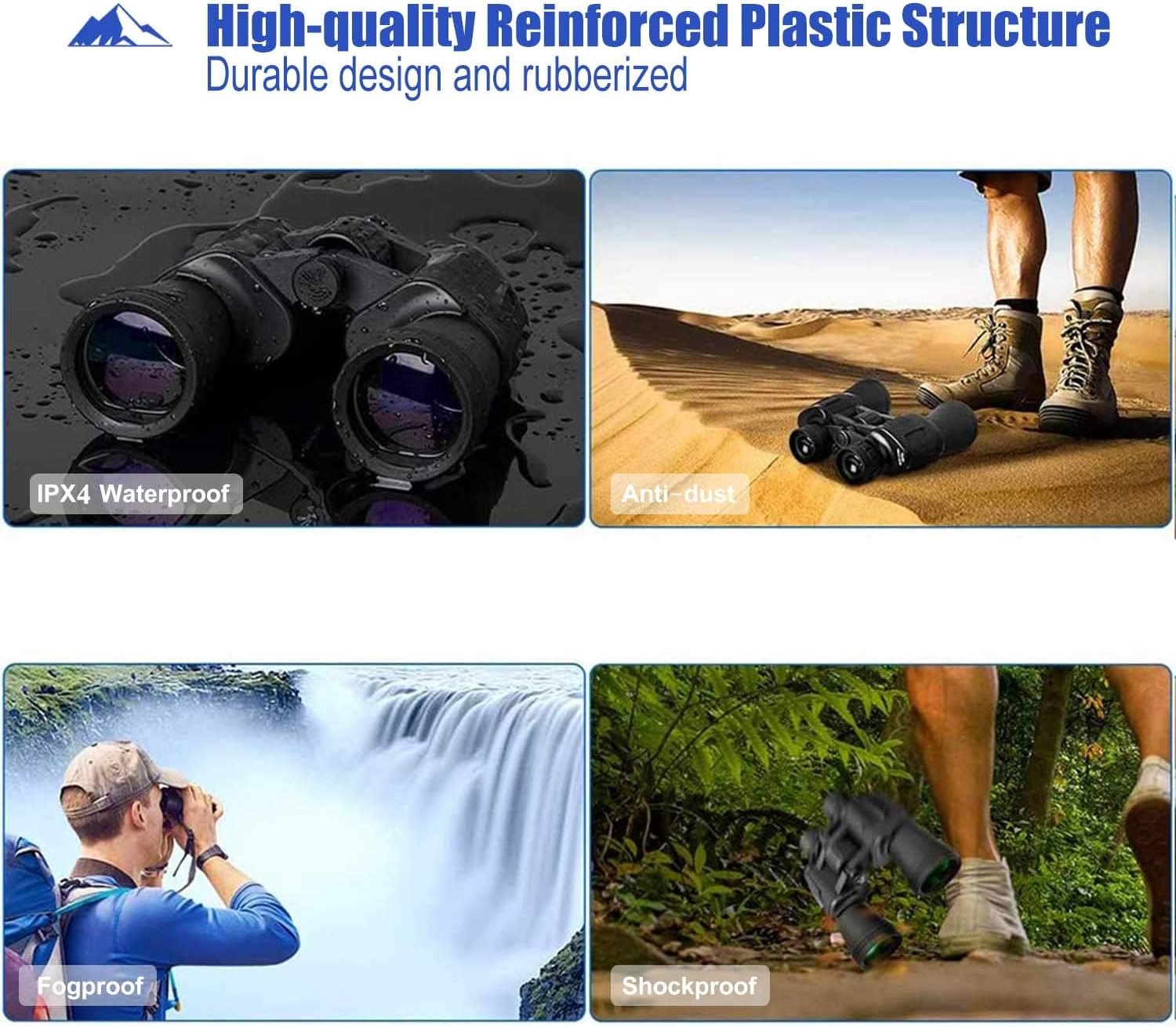 60x90 Binoculars for Adults Waterproof Binoculars for Bird Watching, Professional Binoculars Telescope Gifts Cool Stuff for Men& Women, Travel, Watching Outdoor Sports, Concerts, Sports Events : Camera & Photo