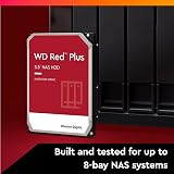 WD Red Plus 4TB NAS Internal Hard Drive 5400 RPM SATA 6Gb/s CMR 256MB view 3